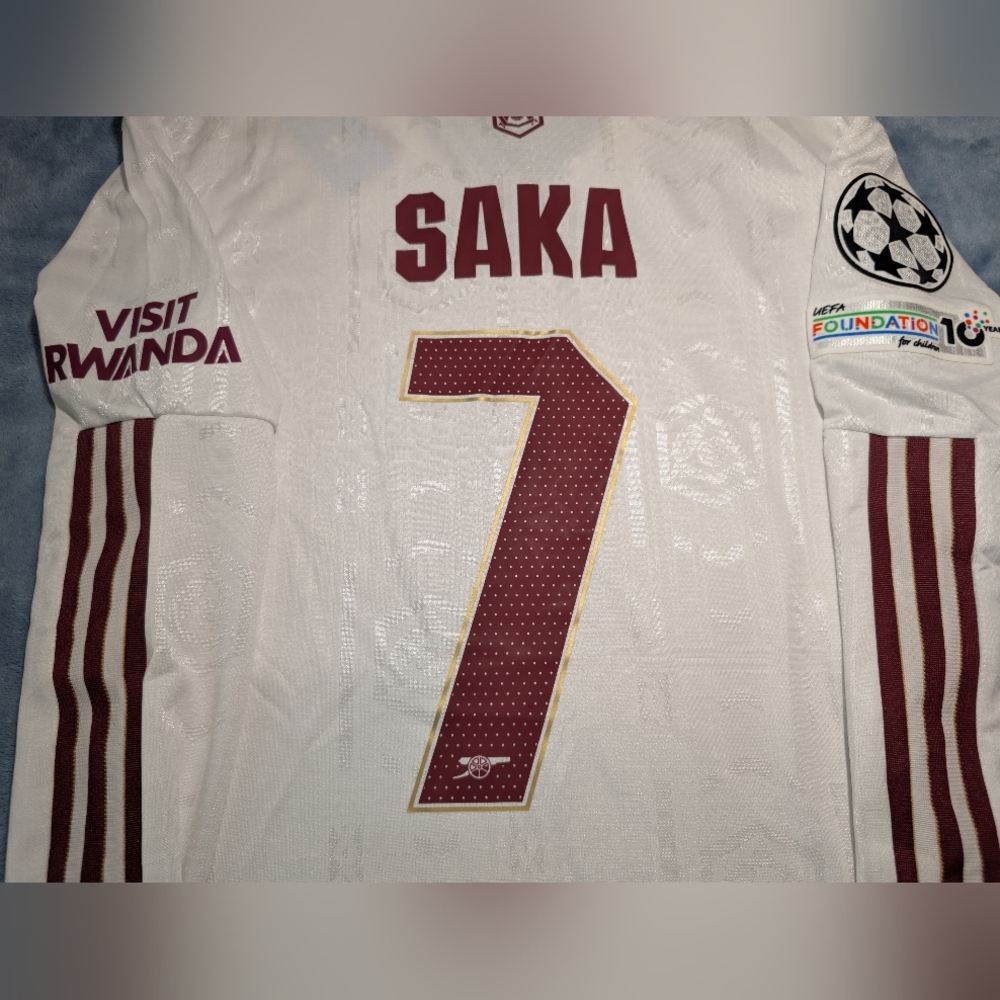 Arsenal 25/26 Third Long Sleeve Bukayo Saka #7 UCL Edition